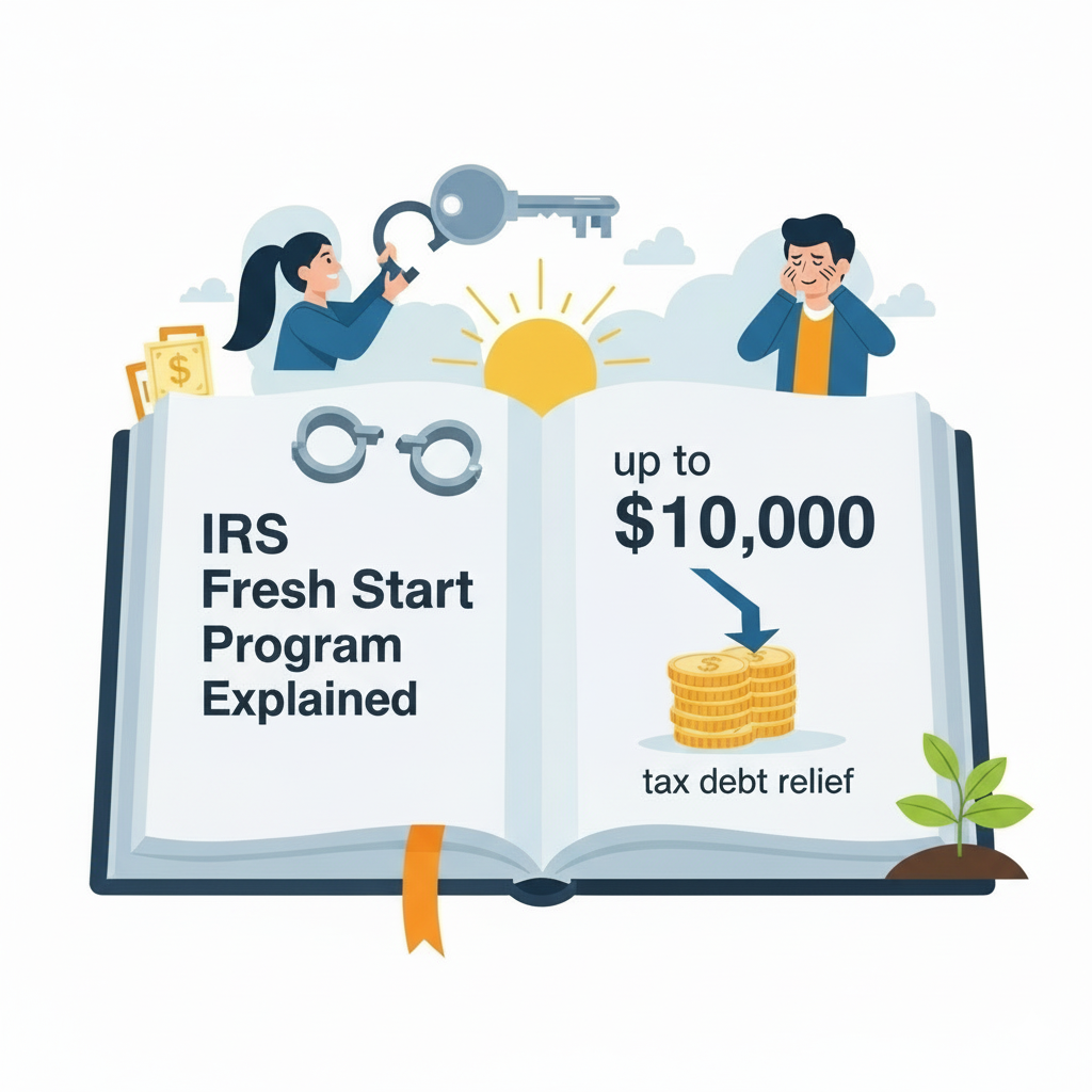 IRS Fresh Start Program Explained: Qualify for Up to $10,000 in Tax Debt Relief