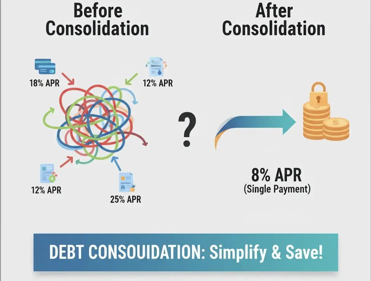 💳 Debt Consolidation Loans: A Smarter Way to Tackle Your Debt?